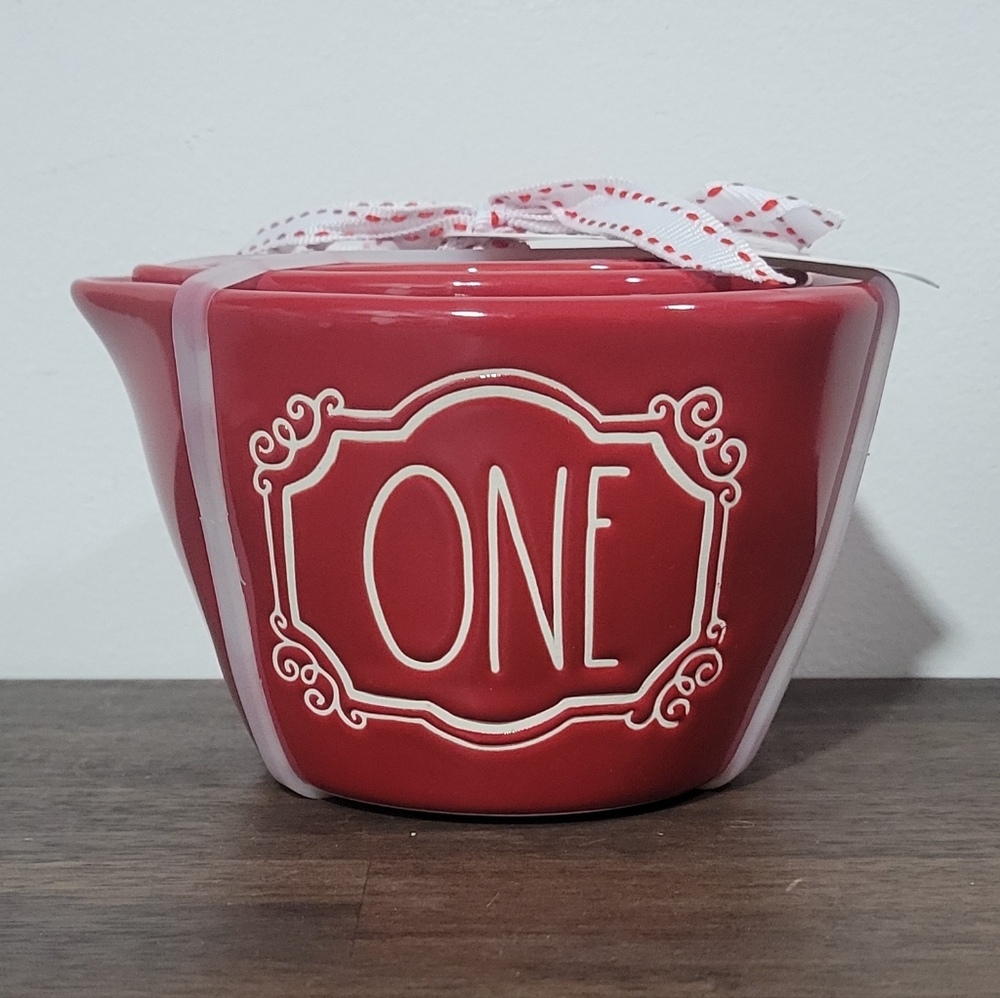 Rae Dunn Red Measuring Cups